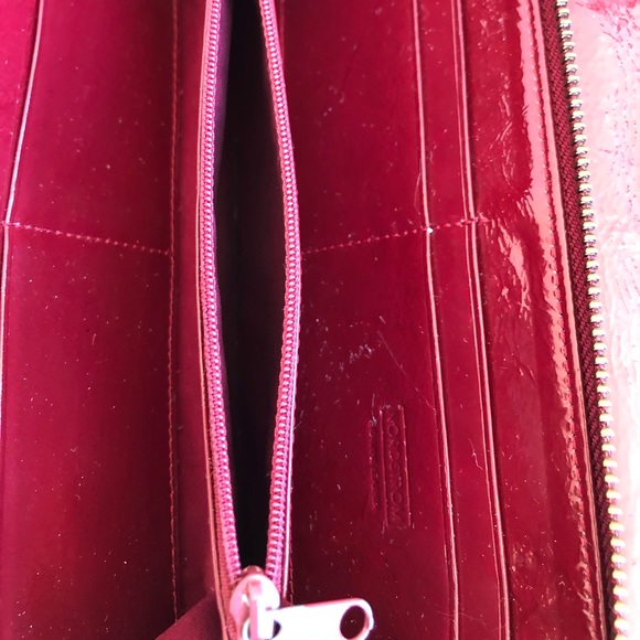 SOLD—NORDSTROM Red Patent Leather Wallet Clutch - Picture 6 of 8